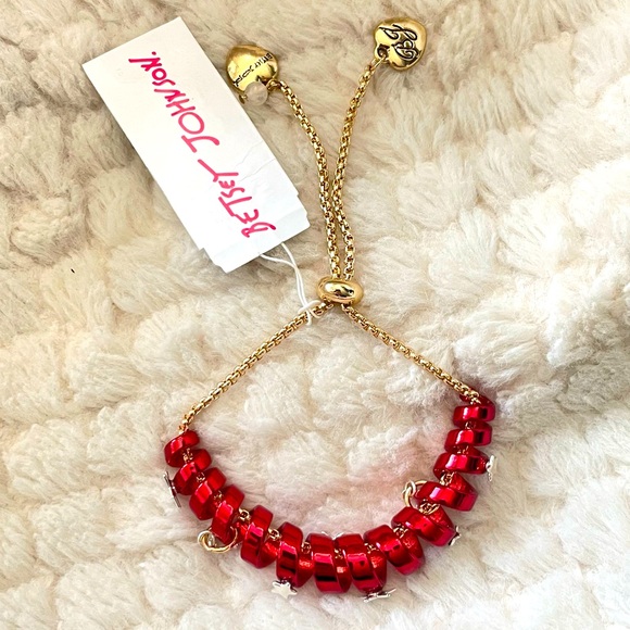 BETSEYS JOHNSON HOLIDAY COIL BRACELET RED NWT - Picture 4 of 12